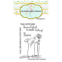 Colorado Craft Company - Clear Photopolymer Stamps - Mini - Be Creative