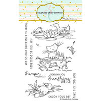Colorado Craft Company - Clear Photopolymer Stamps - Pond Pampering