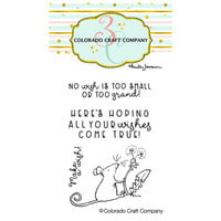 Colorado Craft Company - Clear Photopolymer Stamps - Mini - Make A Wish