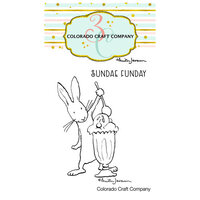 Colorado Craft Company - Clear Photopolymer Stamps - Mini - Sundae Funday