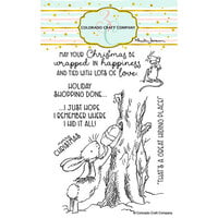 Colorado Craft Company - Christmas - Clear Photopolymer Stamps - Hiding Presents