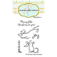 Colorado Craft Company - Christmas - Clear Photopolymer Stamps - Mini - Hanging Stockings