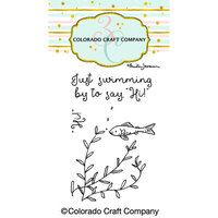 Colorado Craft Company - Clear Photopolymer Stamps - Mini - Swimming By