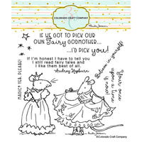 Colorado Craft Company - On Broadway Collection - Clear Photopolymer Stamps - Fairy Godmother