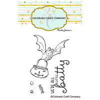 Colorado Craft Company - Halloween - Clear Photopolymer Stamps - A Little Batty