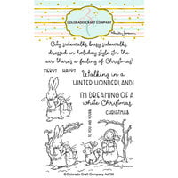 Colorado Craft Company - Clear Photopolymer Stamps - White Christmas