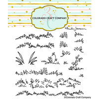 Colorado Craft Company - Garden Time Collection - Clear Photopolymer Stamps - Green Grass