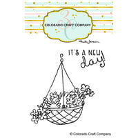 Colorado Craft Company - Garden Time Collection - Clear Photopolymer Stamps - Mini - New Day