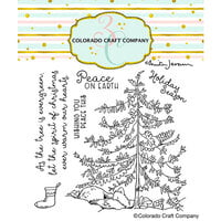 Colorado Craft Company - Christmas - Clear Photopolymer Stamps - Peaceful Fox