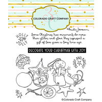 Colorado Craft Company - Christmas - Clear Photopolymer Stamps - Mice Ornaments