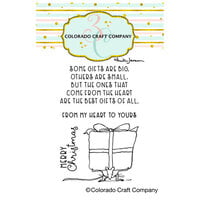 Colorado Craft Company - Christmas - Clear Photopolymer Stamps - Mini - Big Gift