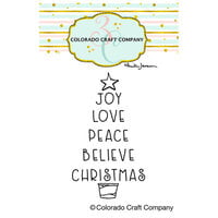 Colorado Craft Company - Clear Photopolymer Stamps - Mini - Word Tree