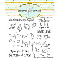 Colorado Craft Company - End Of Summer Fun Collection - Clear Photopolymer Stamps - Starfish Wish