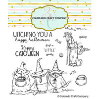 Colorado Craft Company - Clear Photopolymer Stamps - Happy Catoween