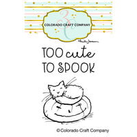 Colorado Craft Company - Clear Photopolymer Stamps - Mini - Too Cute To Spook