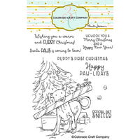 Colorado Craft Company - Clear Photopolymer Stamps - Furry Christmas