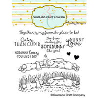 Colorado Craft Company - Clear Photopolymer Stamps - Bunny Love