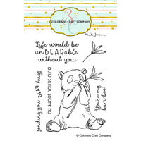 Colorado Craft Company - Clear Photopolymer Stamps - Bear Hugs