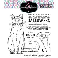 Colorado Craft Company - Big and Bold Collection - Halloween - Clear Photopolymer Stamps - Black Cat