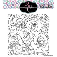 Colorado Craft Company - Big and Bold Collection - Clear Photopolymer Stamps - Smell the Roses Background
