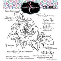 Colorado Craft Company - Big and Bold Collection - Clear Photopolymer Stamps - Smell the Roses