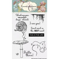 Colorado Craft Company - Clear Photopolymer Stamps - This Is The Life Toadstool