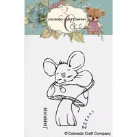 Colorado Craft Company - Clear Photopolymer Stamps - Mini - Sleeping Mouse