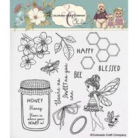 Colorado Craft Company - Clear Photopolymer Stamps - Honey Jar