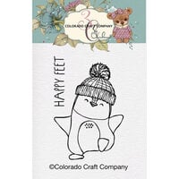 Colorado Craft Company - On Broadway Collection - Clear Photopolymer Stamps - Mini - Happy Feet
