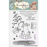 Colorado Craft Company - Christmas - Clear Photopolymer Stamps - Presents Bear