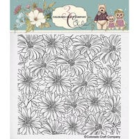 Colorado Craft Company - Clear Photopolymer Stamps - Daisy Background