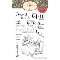 Colorado Craft Company - Lovely Legs Collection - Clear Photopolymer Stamps - Get Well