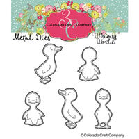 Colorado Craft Company - Whimsy World Collection - Dies - Lucky Duck