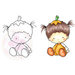 CC Designs - Cling Mounted Rubber Stamps - Punkin Beatrice