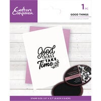 Crafter's Companion - Clear Acrylic Stamp - Good Things