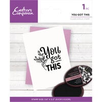Crafter's Companion - Clear Acrylic Stamps - You Got This