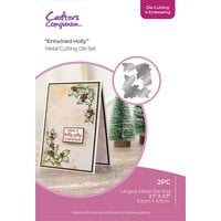 Crafter's Companion - Metal Die and Embossing Set - Entwined Holly