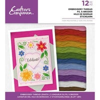 Crafter's Companion - Simple Stitch Collection - Embroidery Thread Pack - Rainbow