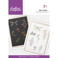 Crafter's Companion - Clear Acrylic Stamps - Best Wishes