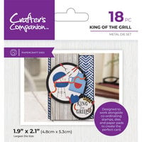Crafter's Companion - Modern Man Collection - Metal Dies - King Of The Grill