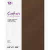 Crafter's Companion - Pearl Cardstock Pack - 12 Sheets - Brown