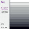 Crafter's Companion - 12 x 12 Textured Cardstock Pack - Neutral Tones