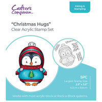 Crafter's Companion - Clear Acrylic Stamps - Christmas Hugs