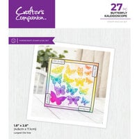 Crafter's Companion - Clear Photopolymer Stamp And Die Set - Butterfly Kaleidoscope