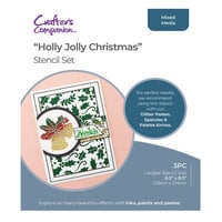 Crafter's Companion - Stencil Set - Holly Jolly Christmas