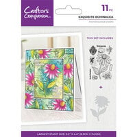 Crafter's Companion - Clear Photopolymer Stamps - Exquisite Echinacea