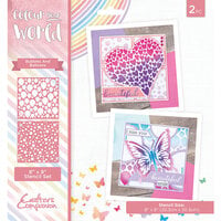 Crafter's Companion - Colour Your World Collection - Stencils - Bubbles and Balloons