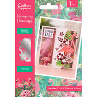 Crafter's Companion - Flamazing Flamingos Collection - Metal Dies - Majestic Flamingo
