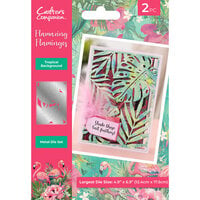 Crafter's Companion - Flamazing Flamingos Collection - Metal Dies - Tropical Background