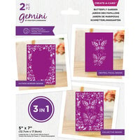 Crafter's Companion - Gemini - Create A Card - Dies - 3 in 1 - Butterfly Garden